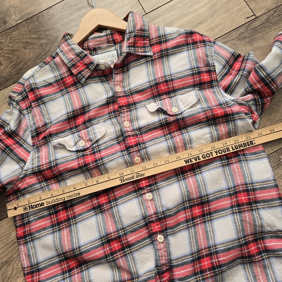 American Eagle Mens Large Plaid Button Down Shirt - Picture 5 of 9